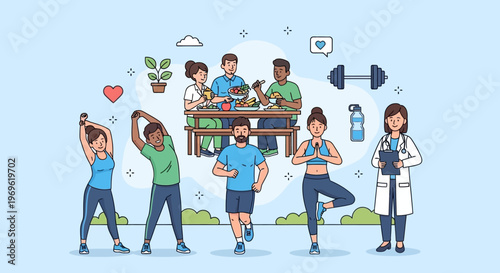 Healthy Lifestyle: Fitness, Nutrition, and Wellness Activities