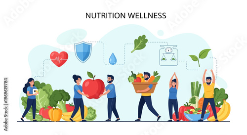 Healthy Lifestyle: Nutrition, Wellness, Fitness, and Balanced Diet