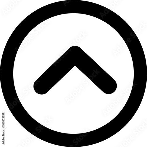 Chevron Up Circle Medium