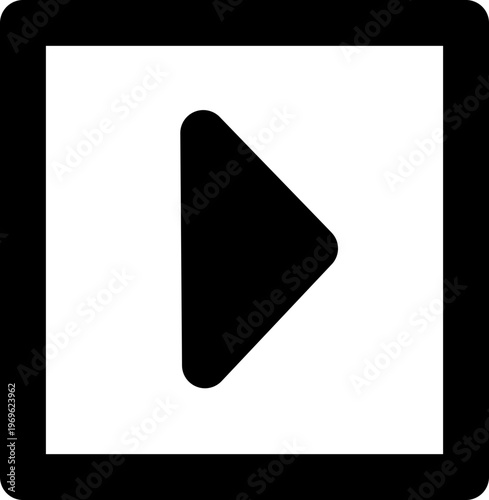 Wedge Right Square Medium