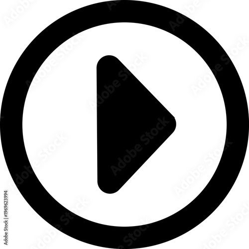 Wedge Right Circle Medium