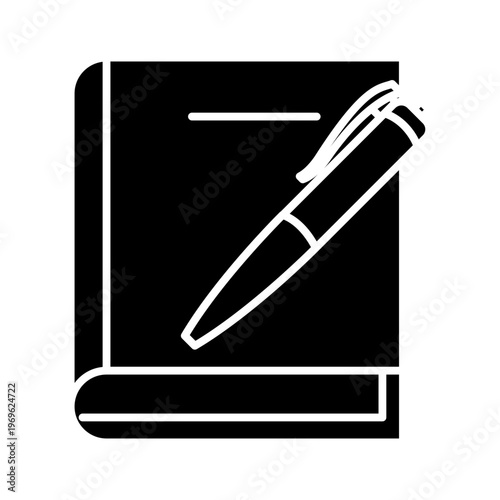 Book and pen icon