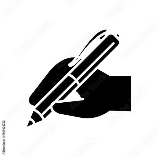 Writing gesture icon