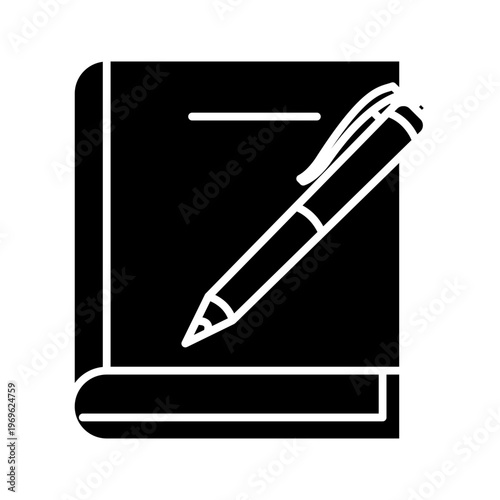 Book and pen icon