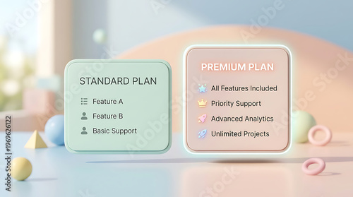 Minimalist 3D render of spheres and cubes in a modern workspace.