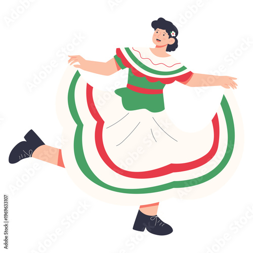 Cinco de Mayo Character Illustration Mexican Festival People