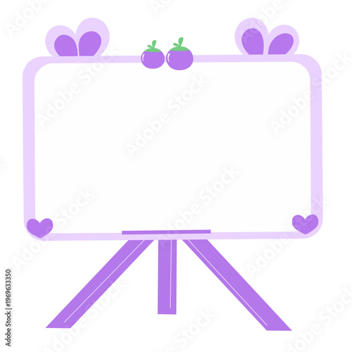 vector illustration of a blank sign