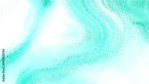 Ethereal aqua abstract fluid texture art design and flowing liquid and cool gradient pattern and fresh minimalist backdrop for graphic concept and stylish modern background.
