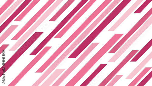Pink Diagonal Stripes Pattern Design.