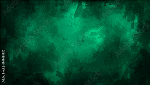 Abstract emerald smoky artistic ethereal background. 