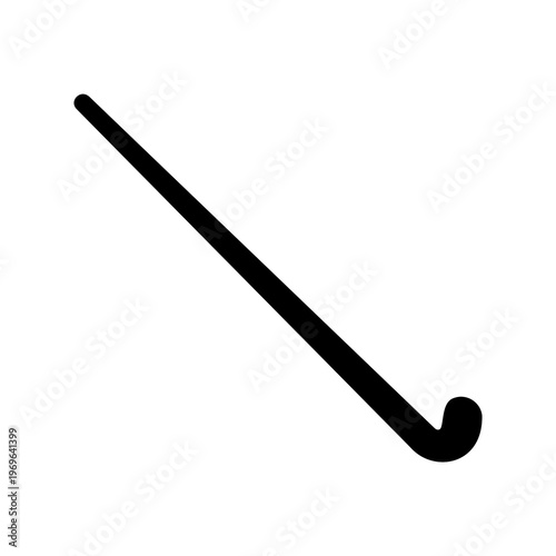 Hockey Stick Icon Flat Image