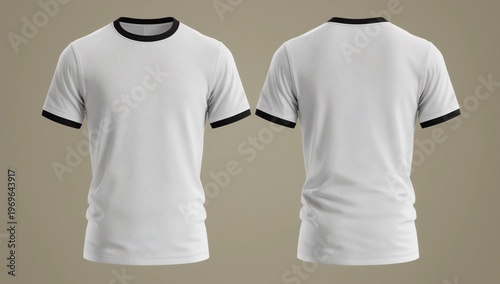 Ringer T-Shirt Template
