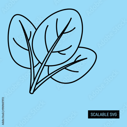 Minimalist black line of a blooming flower with five petals line flower
