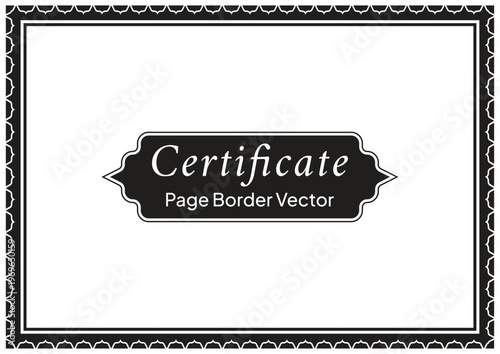 A4 Certificate Page Pattern 22