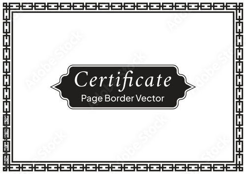 A4 Certificate Page Pattern 23