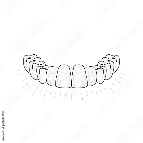 A clear set of dental aligners for teeth straightening