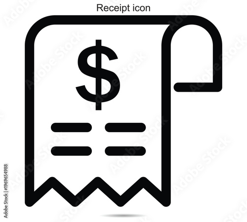 Receipt icon
