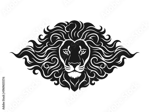 lion logo smoke