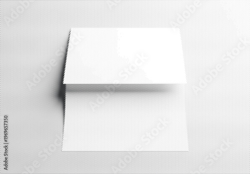 vector halftone texture crumpled abstract paper craft fold old background retro effect sheet template rolled