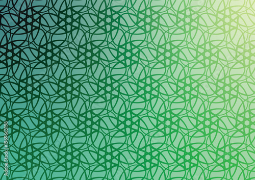 Elegant flowing curves with radiant gradient pattern line design