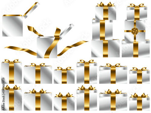 プレゼント箱横、6白、1金