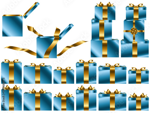 プレゼント箱横、5水色、1金