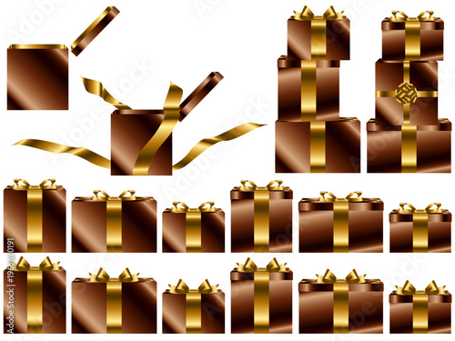 プレゼント箱横、18茶、1金