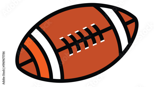 Football sitting on a field ready for play during a sunny afternoon in a local park