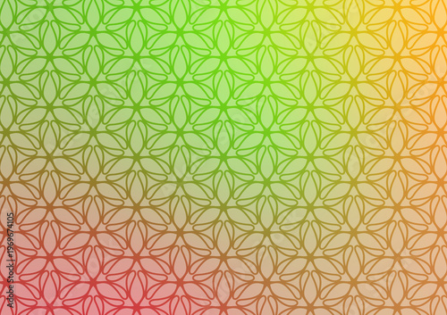 Vibrant seamless texture with flowing gradient abstract line pattern