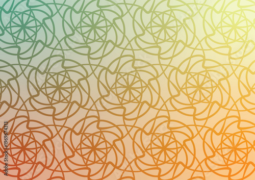 Abstract geometric lines with elegant flowing gradient pattern design