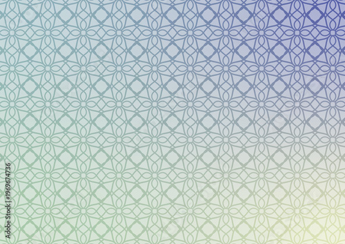 Elegant geometric pattern with radiant flowing gradient line design