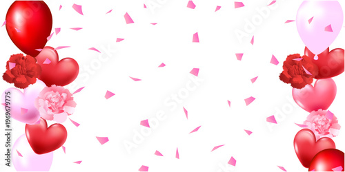 カーネーション 風船