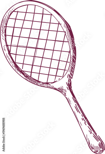 Tennis Racket Sketch