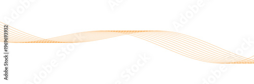 Curved wave lines pattern on white background. Wave striped lines pattern for backdrop, wallpaper template. Simple curved lines with stripes texture. Striped background. vector Illustration . EPS 10 .