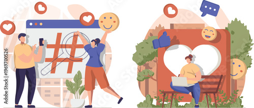 Balancing virtual connections and outdoor activities for a healthy lifestyle