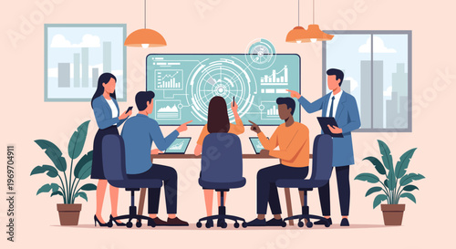 A calming image featuring a potted plant against a soft pink backdrop, perfect for depicting wellbeing, interior design, or a touch of nature in marke