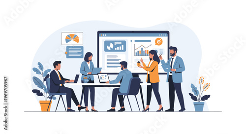 A calming, minimalist illustration of a potted plant. Perfect for backgrounds, website elements, or branding that promotes growth and tranquility. 