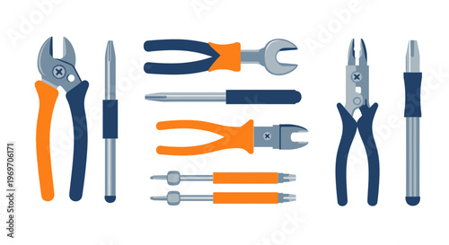 Assorted Hand Tools Collection for Repair and Maintenance