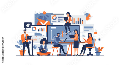 A minimalist illustration of a potted plant. Evokes a sense of calm and growth, making it ideal for wellness content, blogs, or as a design element fo