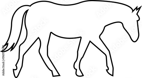 silhouette horse icon, showing different phases of a running horse gait cycle, gallop vector burst dynamic shape powerful motion, for equine wildlife design collection template art icon pack