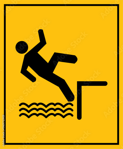 incident safety sign warning vector design black color and yellow background