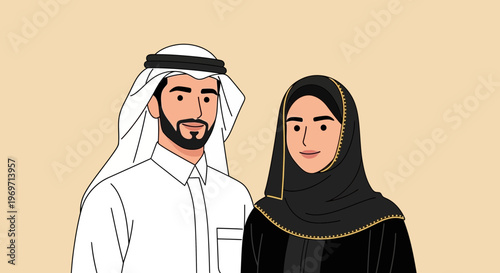 Arab Couple Portrait