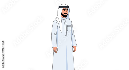 Arab Man Standing