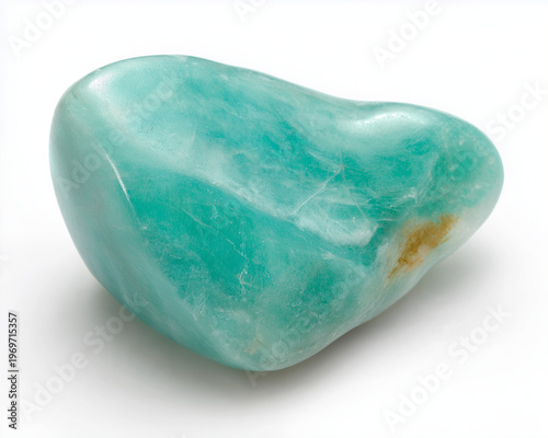 Amazonite Stones Set — Polished and Raw Isolated on White, Teal amazonite crystals, rough and polished, high‑res cutouts for jewelry, wellness, branding, packaging, and product mockups.