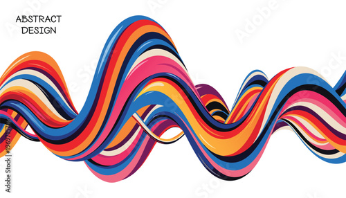 Abstract colorful background with circles abstract Modern Flat Illustration Set with Dynamic Waves, Urban Lifestyle and Colorful Creative Design