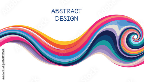 Abstract colorful background with circles abstract Modern Flat Illustration Set with Dynamic Waves, Urban Lifestyle and Colorful Creative Design
