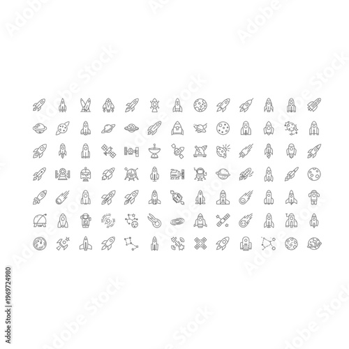 A collection of various music symbols Vector