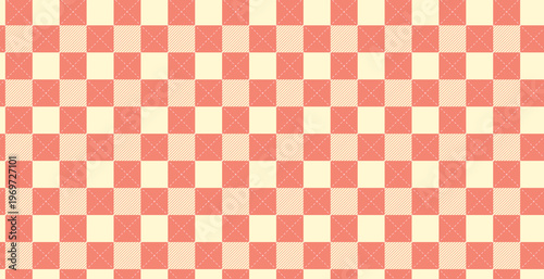 Plaid pattern red and white plaid pattern 