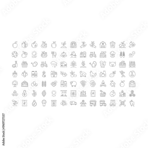 A collection of various mathematical and musical symbols