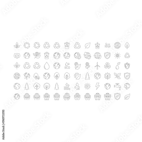 A collection of various chemistry and science symbols